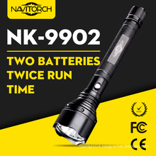 1000m Dual Batteries Long Run Time LED Flashlight Torch Lamp (NK-9902)